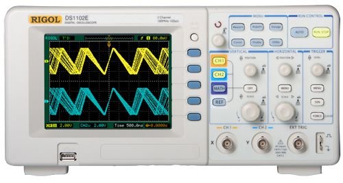 Yuqiyu Rigol DS1052E 50MHz Osciloscopio Digital 2 Canales analógicos 50 MHz Ancho de Banda