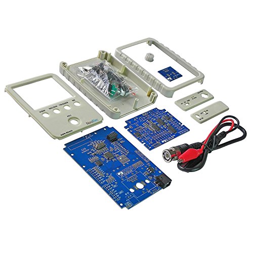 Kuman DSO Shell Osciloscopio DIY Kit with Open Source 2.4 Pulgadas de Color TFT Pantalla + Shell + DIY Parts + Sonda 15001K (SMD Pre-soldado)