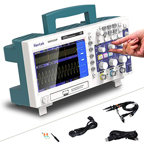 Osciloscopio de almacenamiento digital Dso5102p 100MHz 2 canales 1GSa / s Longitud de registro 40K Osciloscopio de mano USB
