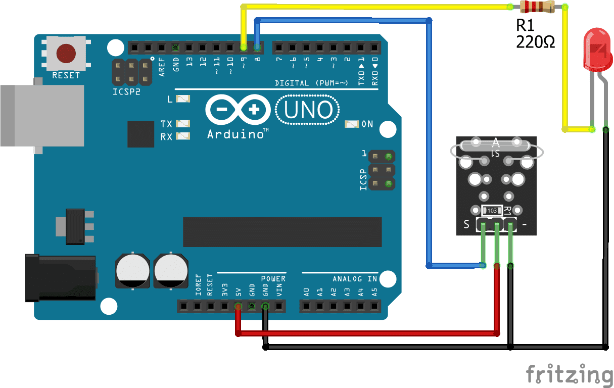 KY-021 Arduino Uno