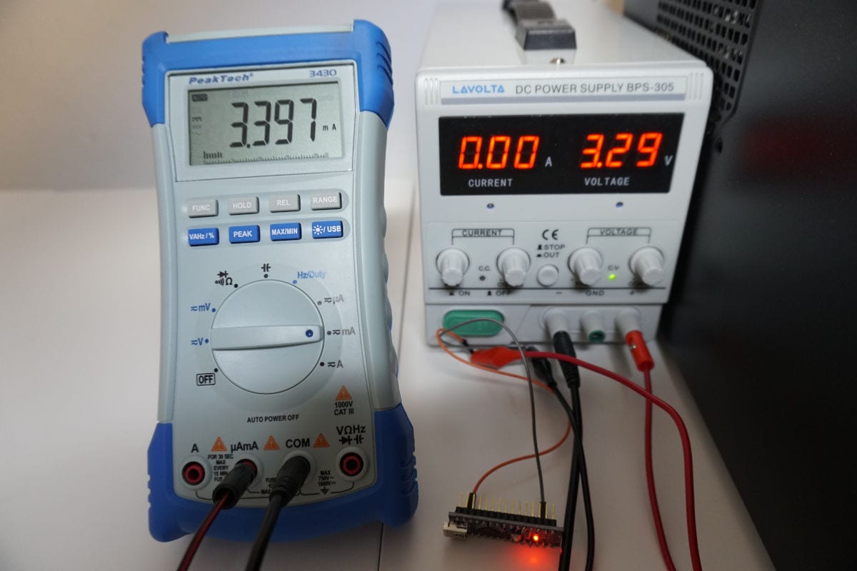 Configuración de la medición del consumo de energía de Arduino